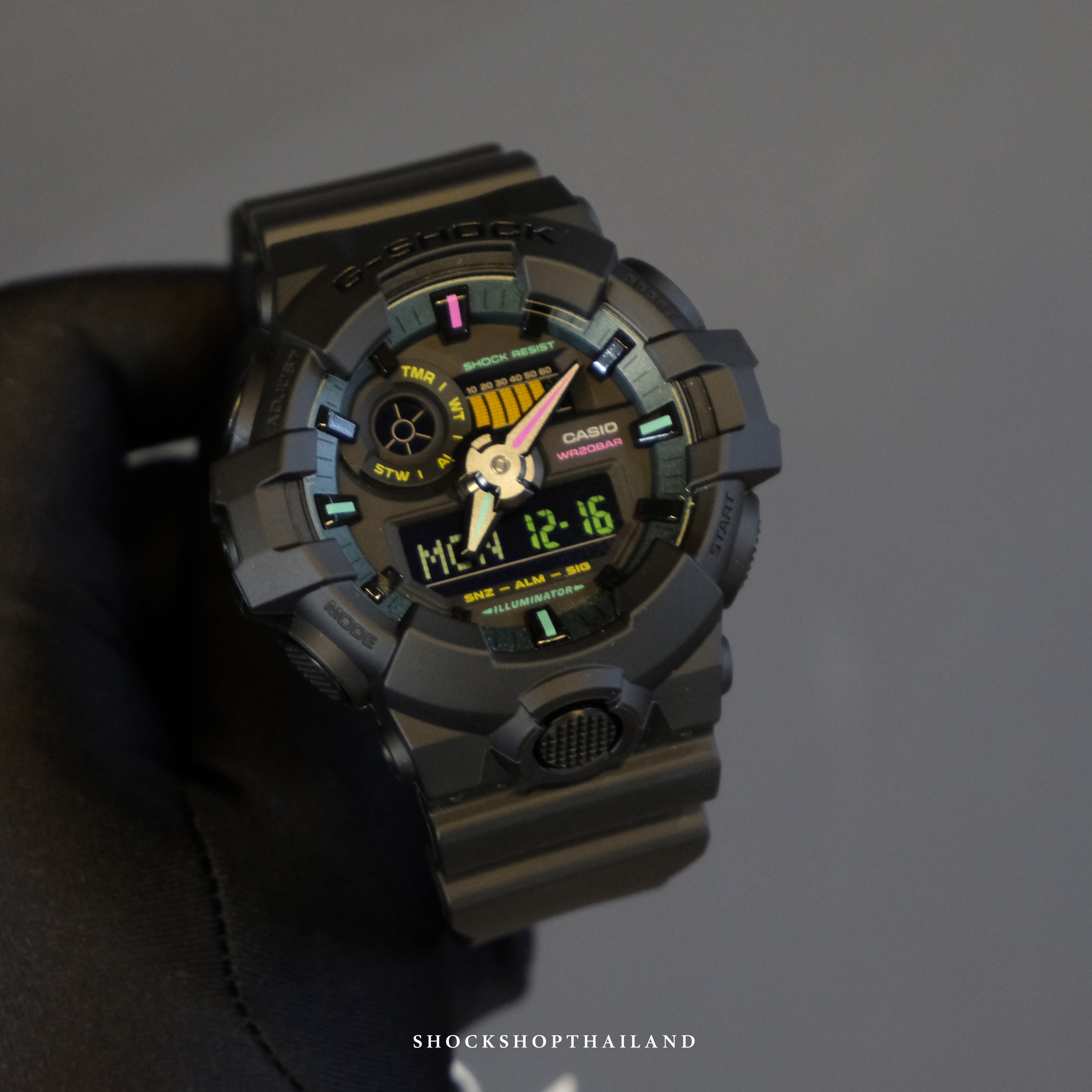 นาฬิกาผู้ชาย G-SHOCK รุ่น GA-700MF-1A ซีรีส์ GA-700 จีช็อค
