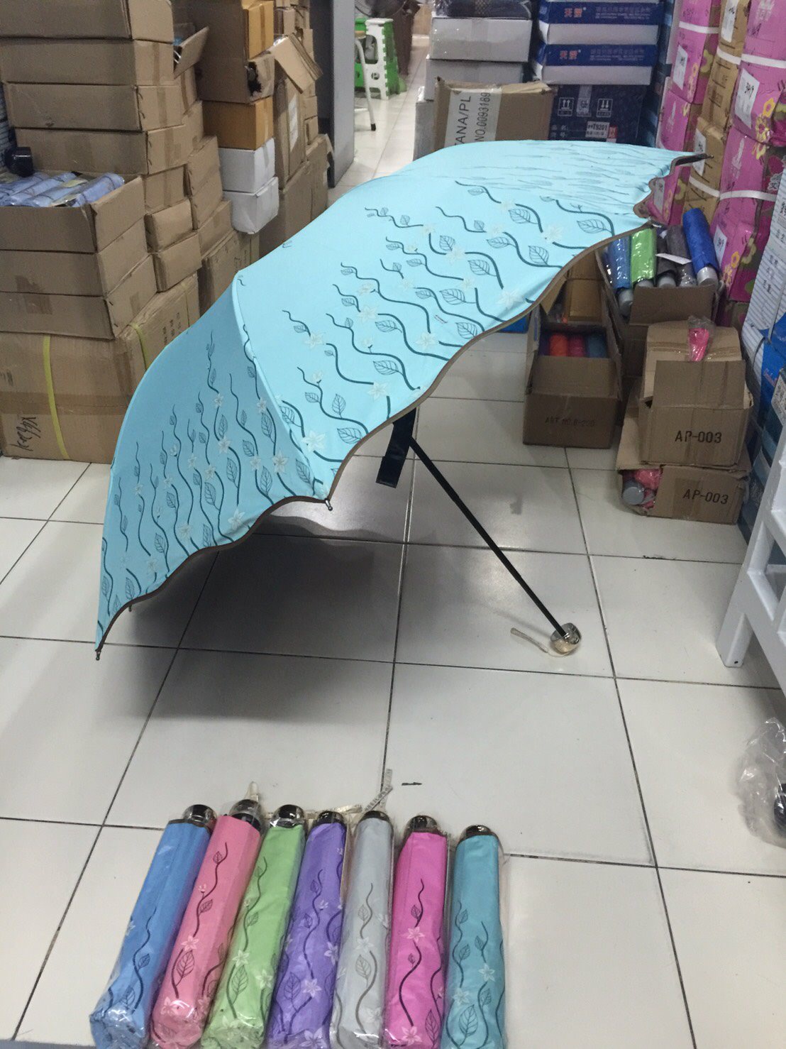 ร่มโค้งแฟชั่นยูวีดำ รหัส 9201