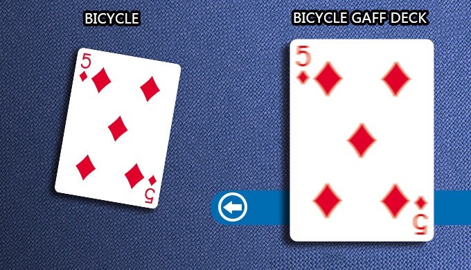 Bicycle Gaff Rider Back Playing Cards (Red)