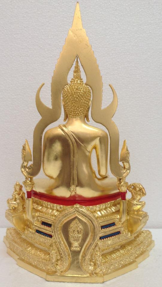 พระพุทธชินราช ปิดทองแท้ หน้าตัก 7นิ้ว ฐานสูง