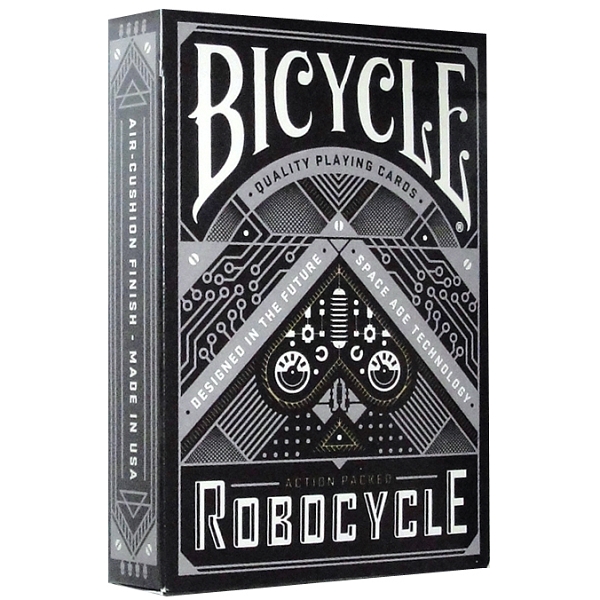 Bicycle Robocycle Playing Cards (Black)