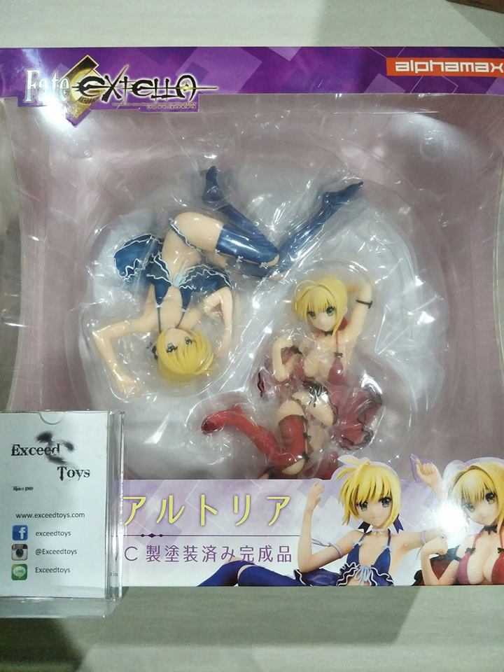 Saber of Red Nero Claudius and Saber of Blue Altria Pendragon