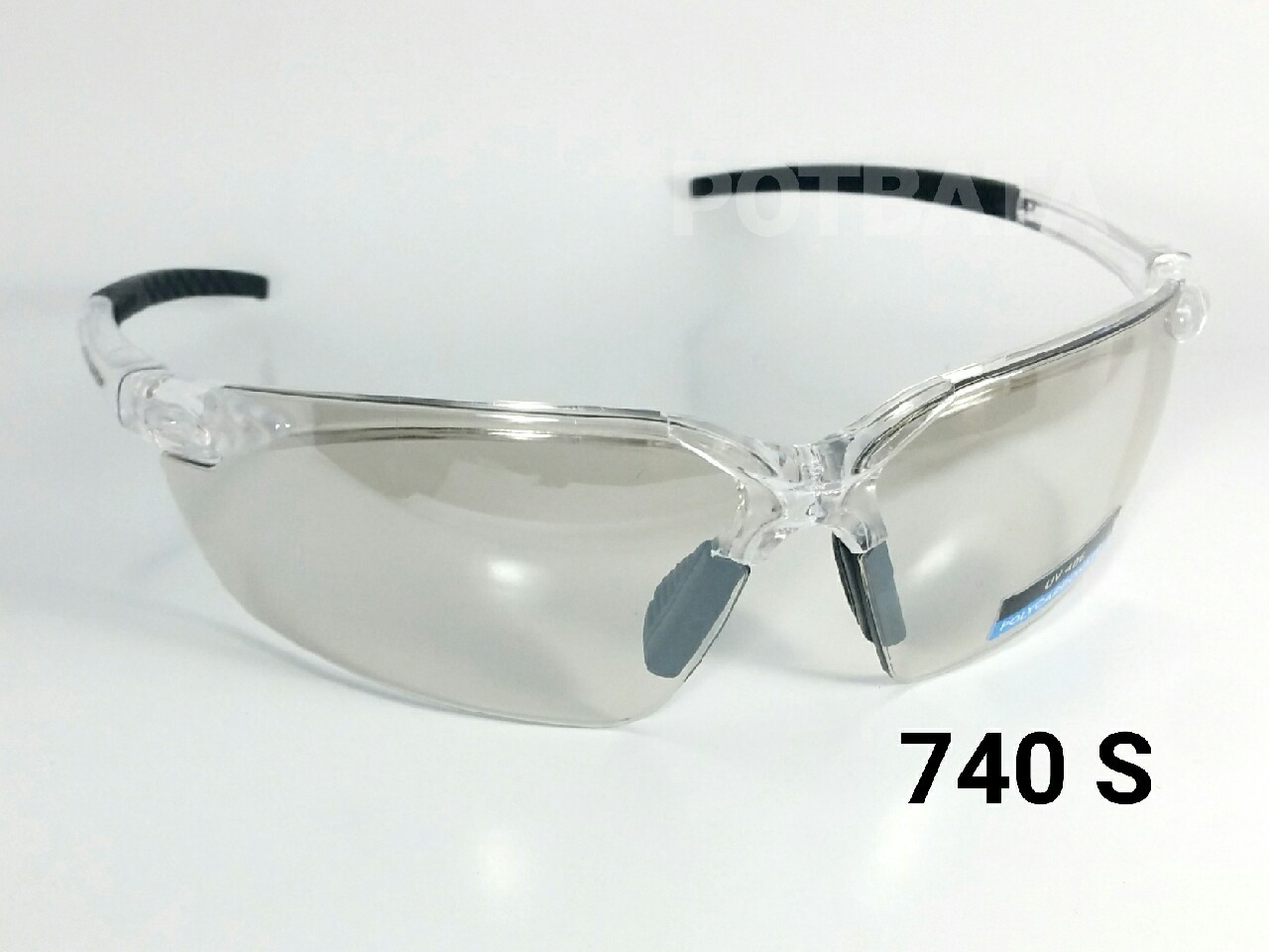 แว่นตาเซฟตี้ เลนส์ชาเคลือบเงา