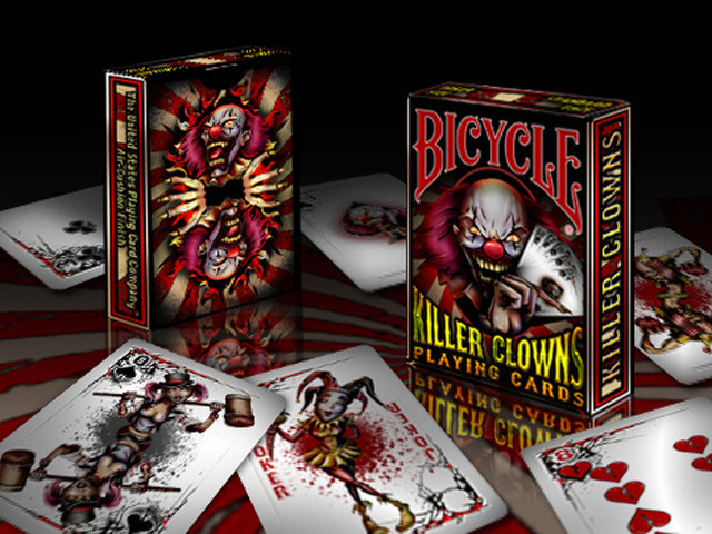 Bicycle Killer Clowns Playing Cards