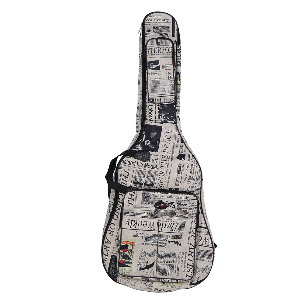 Acoustic guitar Gigbag Newspaper Style