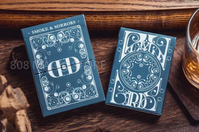 BLUE Smoke and Mirrors DD V8 Playing Cards