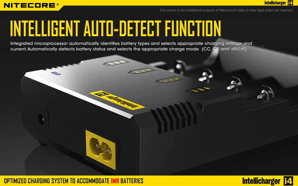 เครื่องชาร์จถ่านอัจฉริยะ Nitecore i4