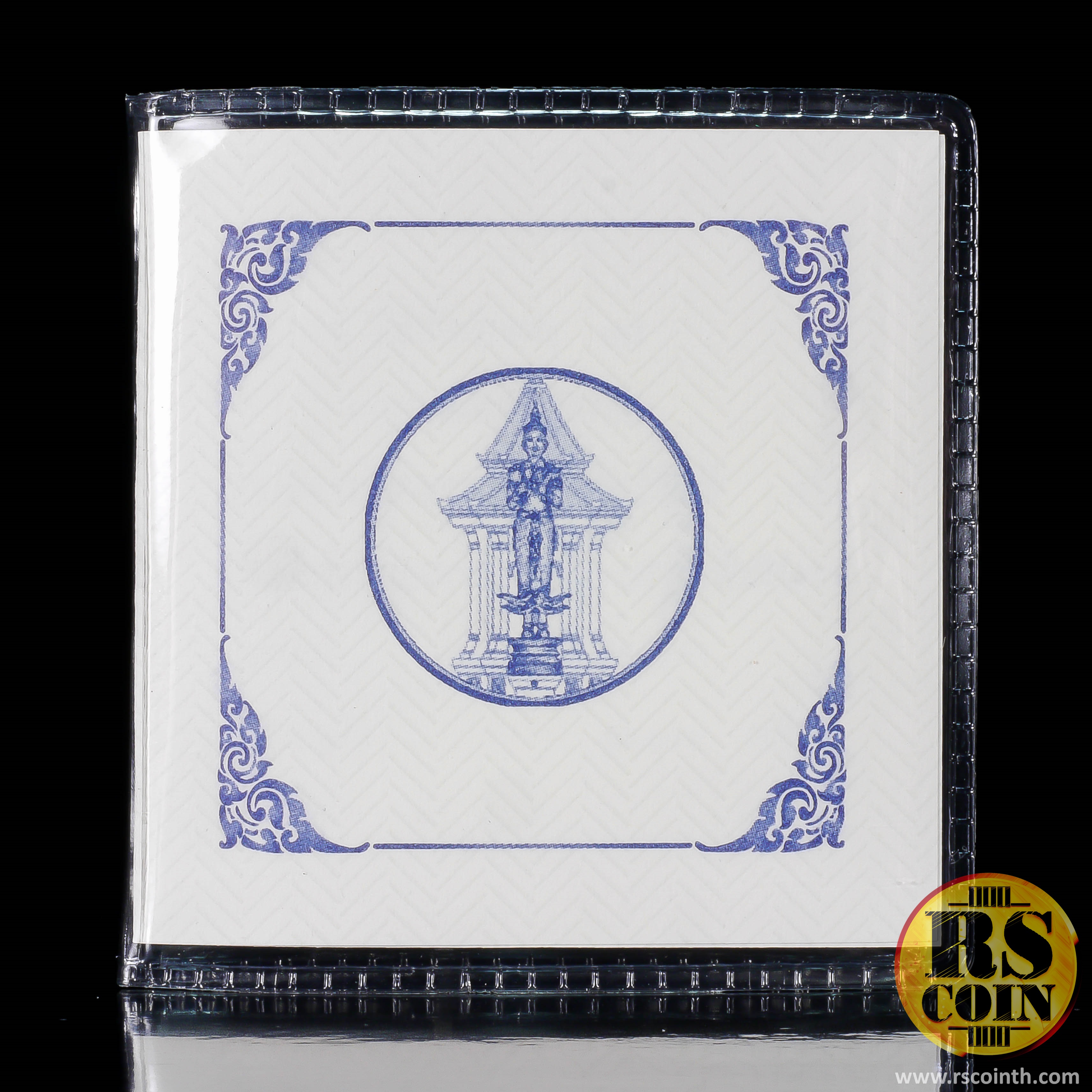 เหรียญโลหะสีขาว (คิวโปรนิกเกิล) เหรียญที่ระลึกจัดสร้างเทวรูปพระคลัง ประดิษฐาน ณ กระทรวงการคลัง 2556