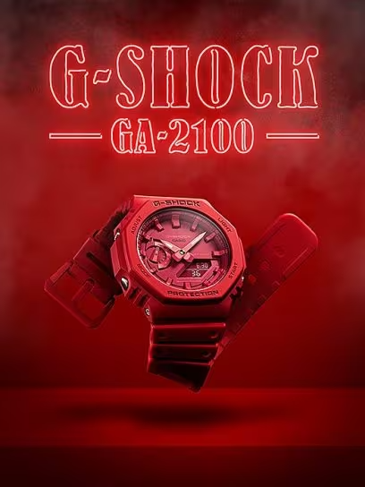 นาฬิกาผู้ชาย Casio G-shock รุ่น GA-2100-4A จีช็อค