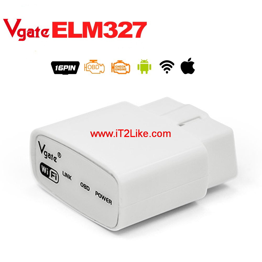 กล่องสแกน ECU รถยนต์ Vgate iCar Mini WiFi OBD2 For iOS iPhone iPad Android เฟิร์มแวร์ใหม่ล่าสุด