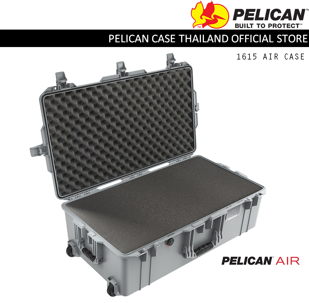 PELICAN 1615 Air with Foam - Sliver