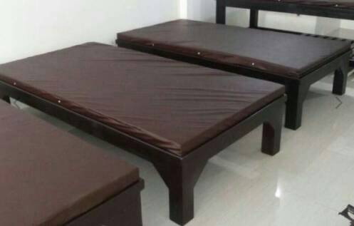 เตียงนวดไทย พร้อมเบาะ มาตราฐาน ขนาด 200x100x50 cm