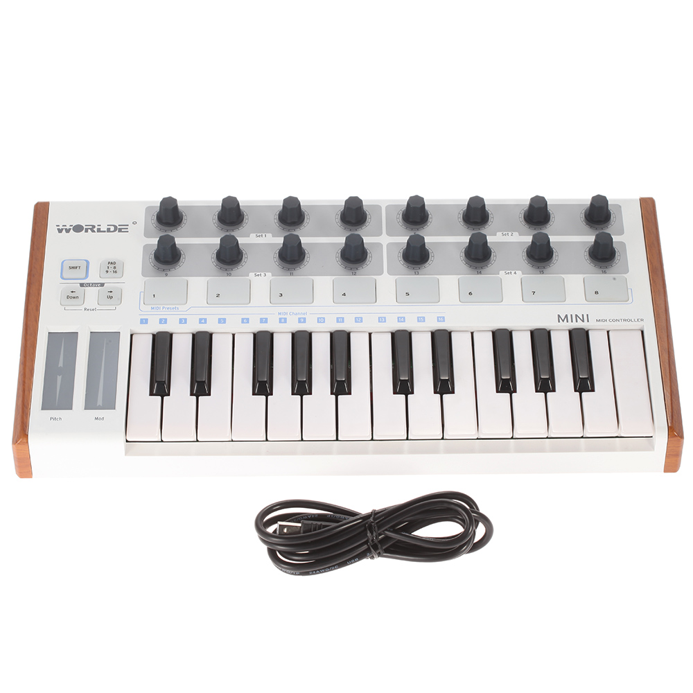 Worlde Ultra-Portable Mini Professional 25-Key