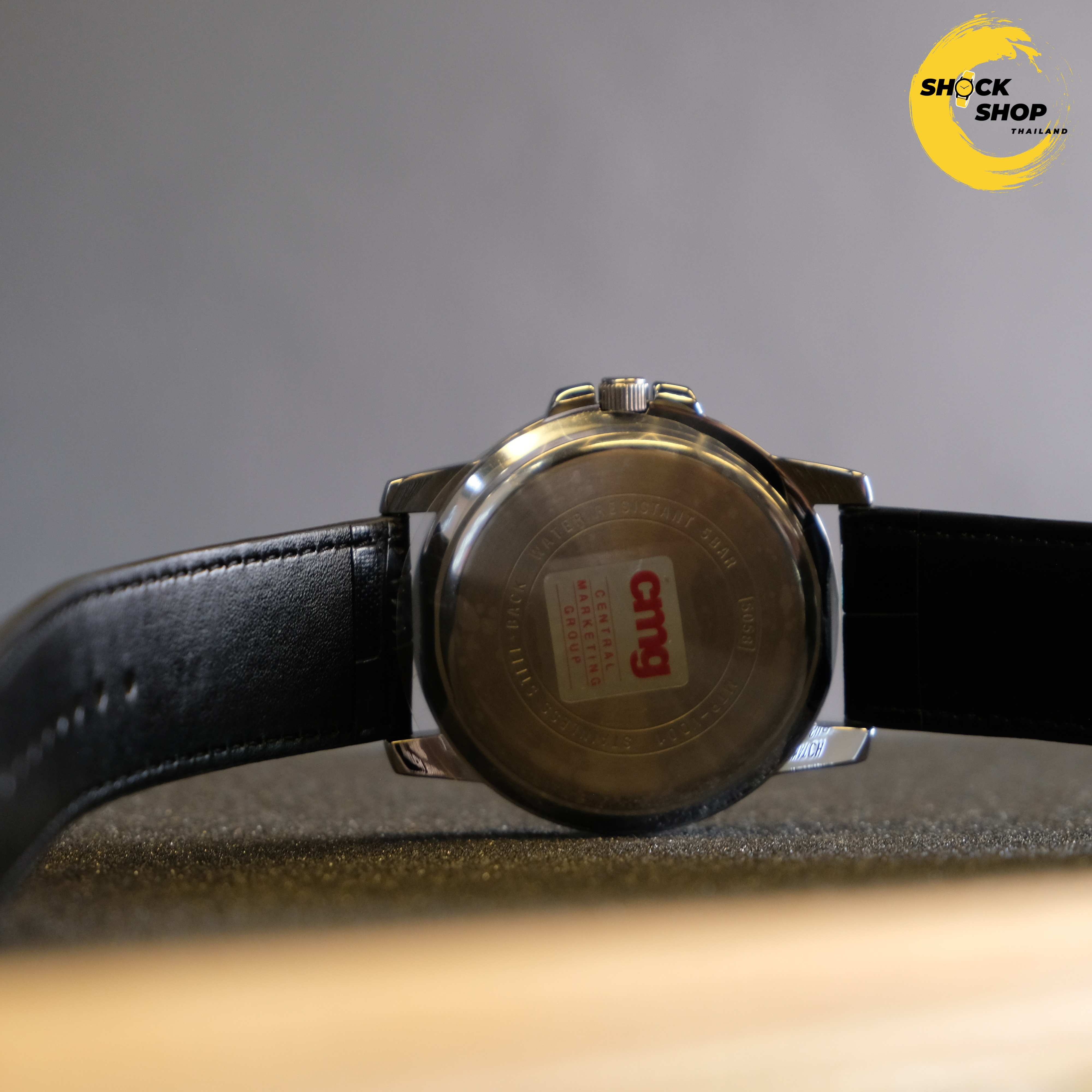 CASIO นาฬิกาผู้ชาย รุ่น MTP-VD01L-1EV สายหนัง สีดำ คาสิโอ