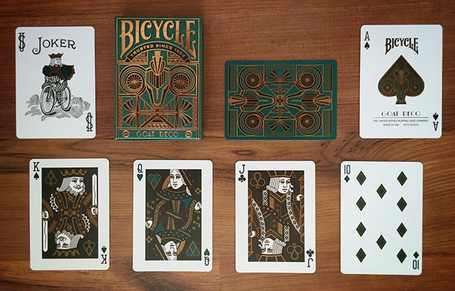 Bicycle Goat Deco Playing Cards