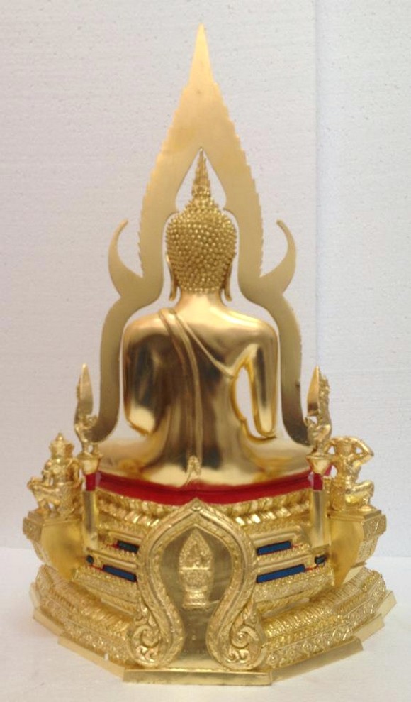 พระพุทธชินราช หน้าตัก 9นิ้ว ฐานสูง ปิดทองแท้