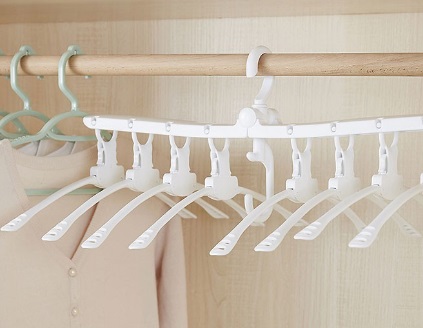 ไม้แขวนเสื้อ พับได้ หมุนได้ 360 องศา ที่แขวนเสื้ออเนกประสงค์