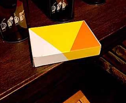 Circle Orange Saturn Playing Cards