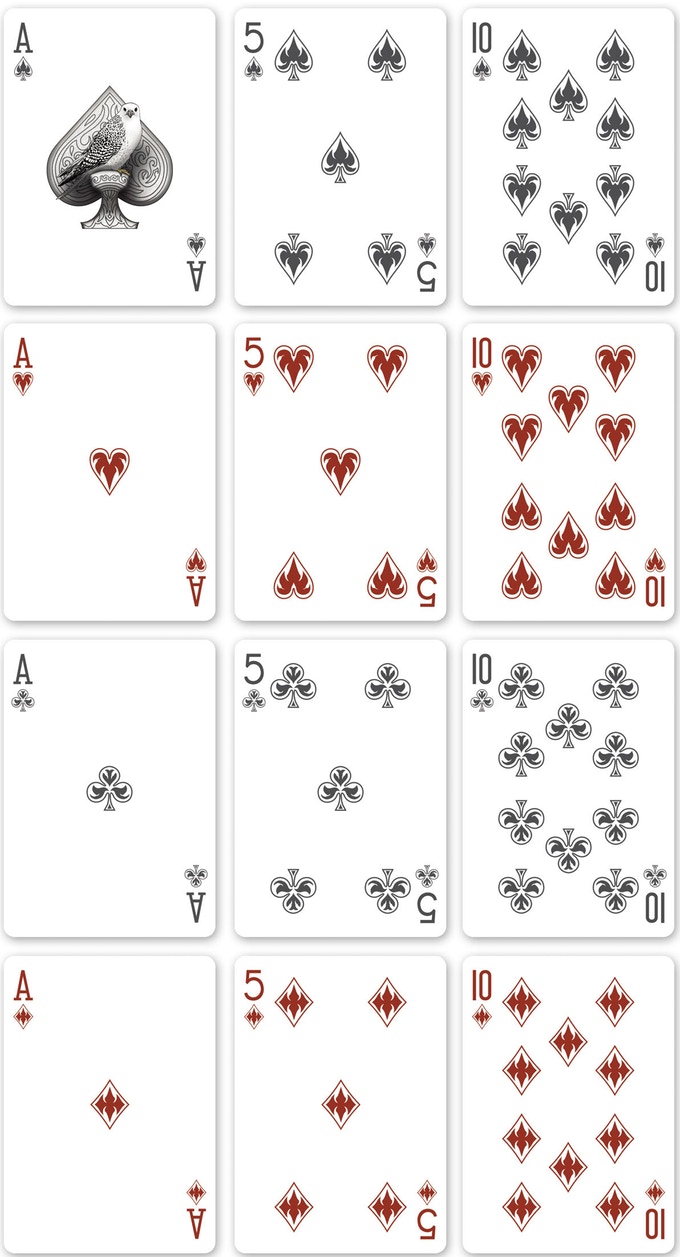 Bicycle Limited Edition Gyrfalcon Playing Cards