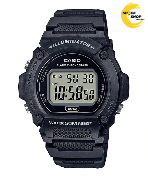 CASIO นาฬิกาข้อมือ รุ่น W-219H-1AV คาสิโอ