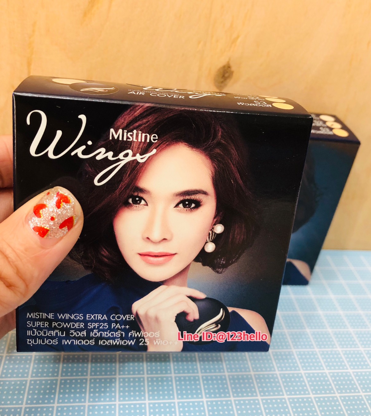 MISTINE WINGS EXTRA COVER SUPER POWDER SPF25 PA++ แป้งมิสทิน วิงส์ เอ็กซ์ตร้า คัฟเวอร์ ซุปเปอร์ เพาเดอร์ เอสพีเอฟ 25 พีเอ++ 10 กรัม