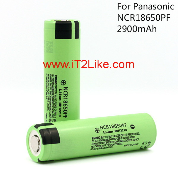 แบต ถ่าน Li-ion 18650 Panasonic NCR18650PF 2900mAh จ่ายกระแสสูงพิเศษ 10A(18A) High Drain ของแท้ Made in Japan