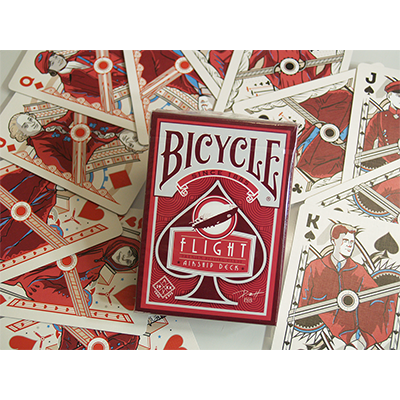 Bicycle Flight Playing Cards (Red)