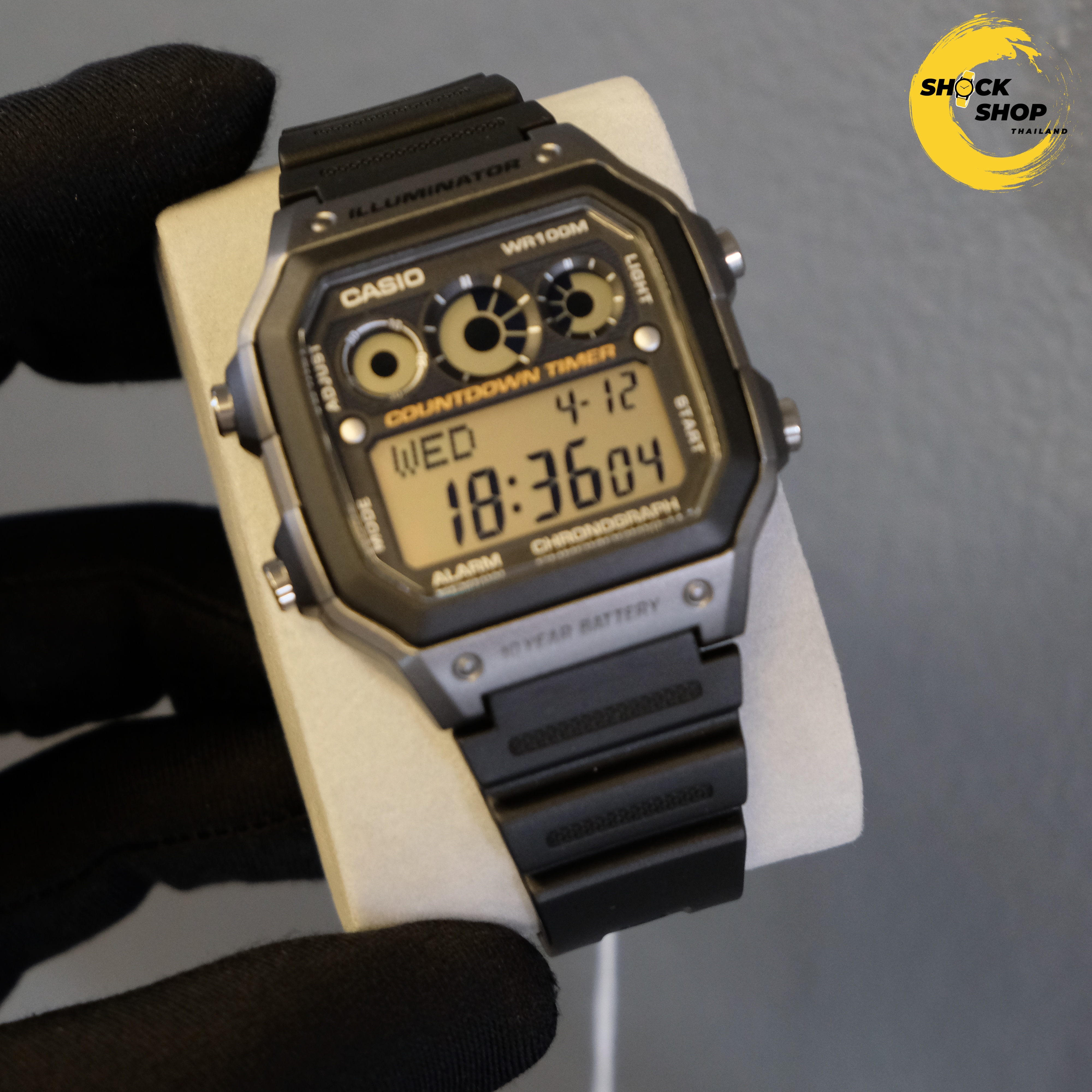 CASIO นาฬิกาข้อมือ รุ่น AE-1300WH-8A วัสดุเรซิ่น คาสิโอ