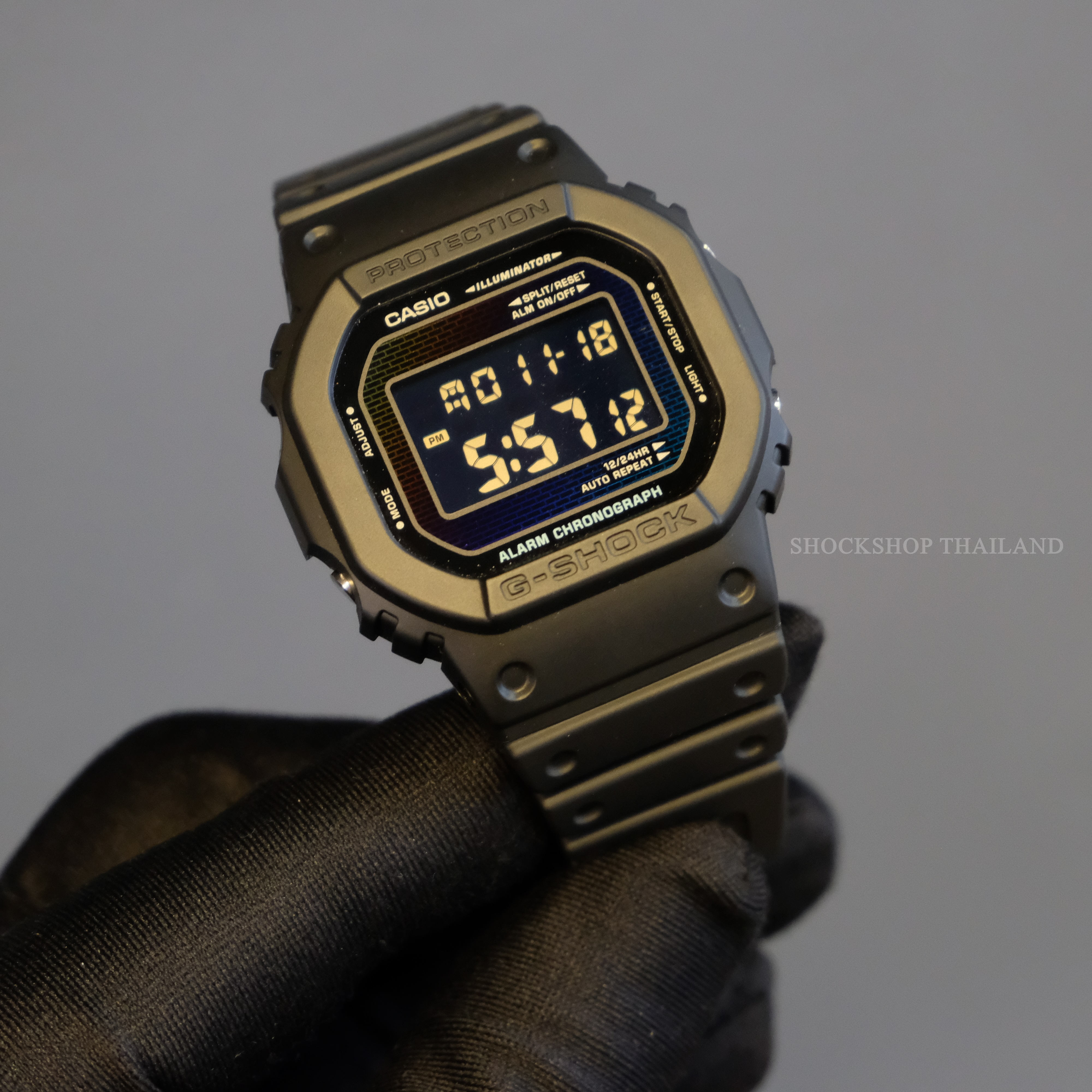 Casio G-Shock นาฬิกาข้อมือ รุ่น DW-5600RW-1 ซีรีส์ 5600 จีช็อค