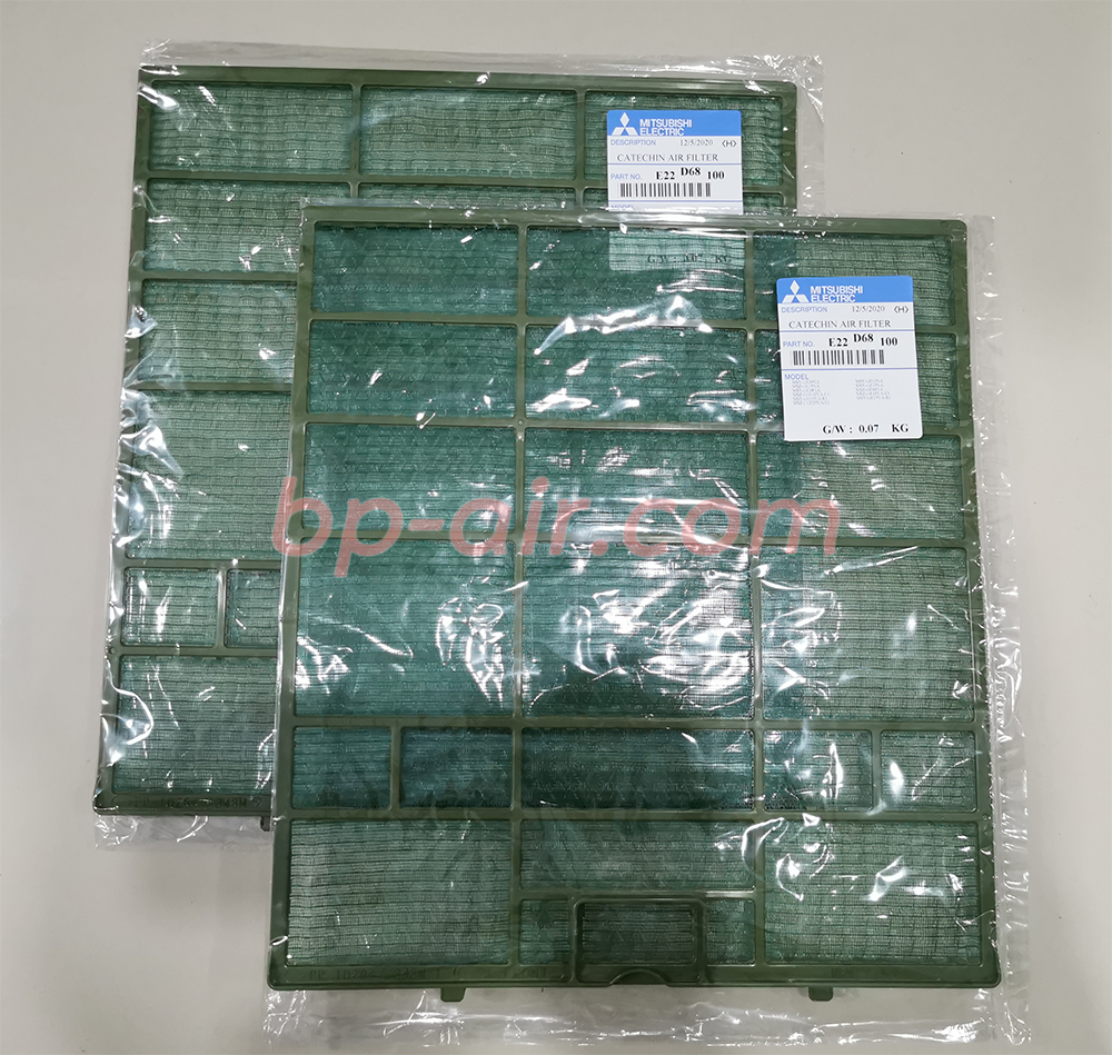 ฟิลเตอร์กรองฝุ่น E12D68100 1 คู่ (2 แผ่น)