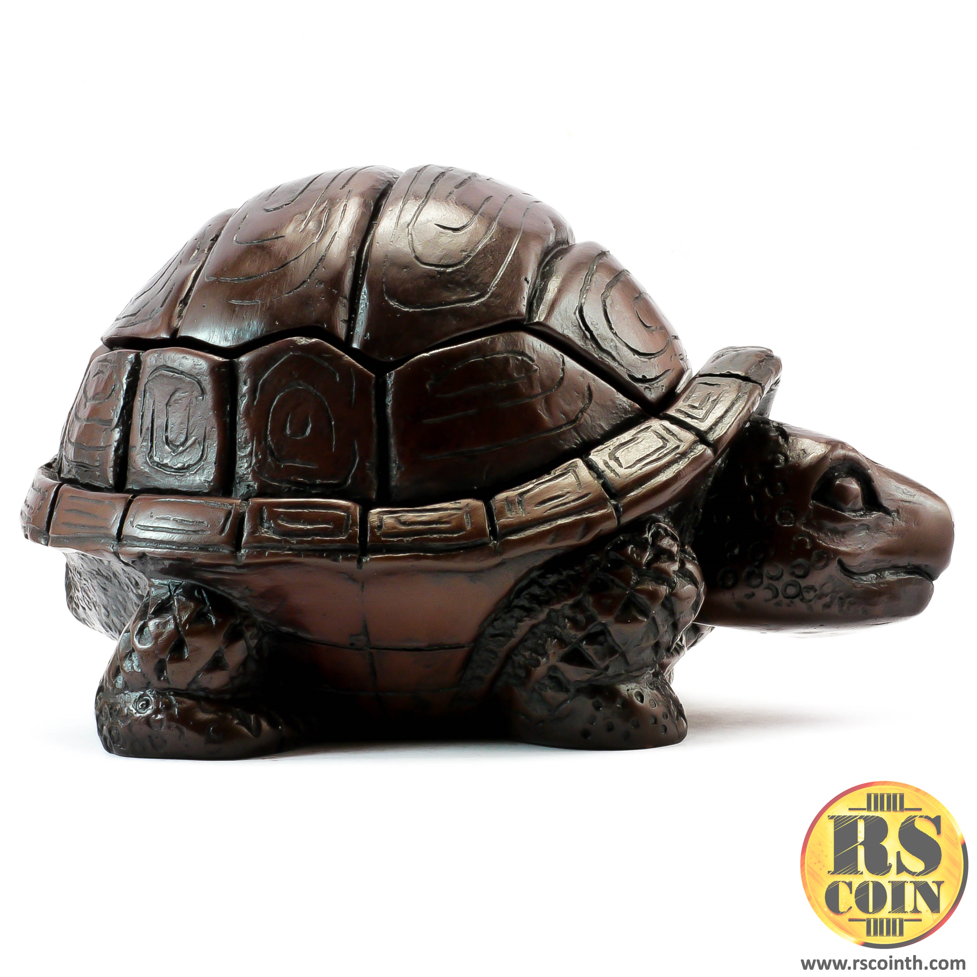 รูปปั้นหิน - เต่าตลับ (Thai Sculpture Stone Reptile Animal Turtle)