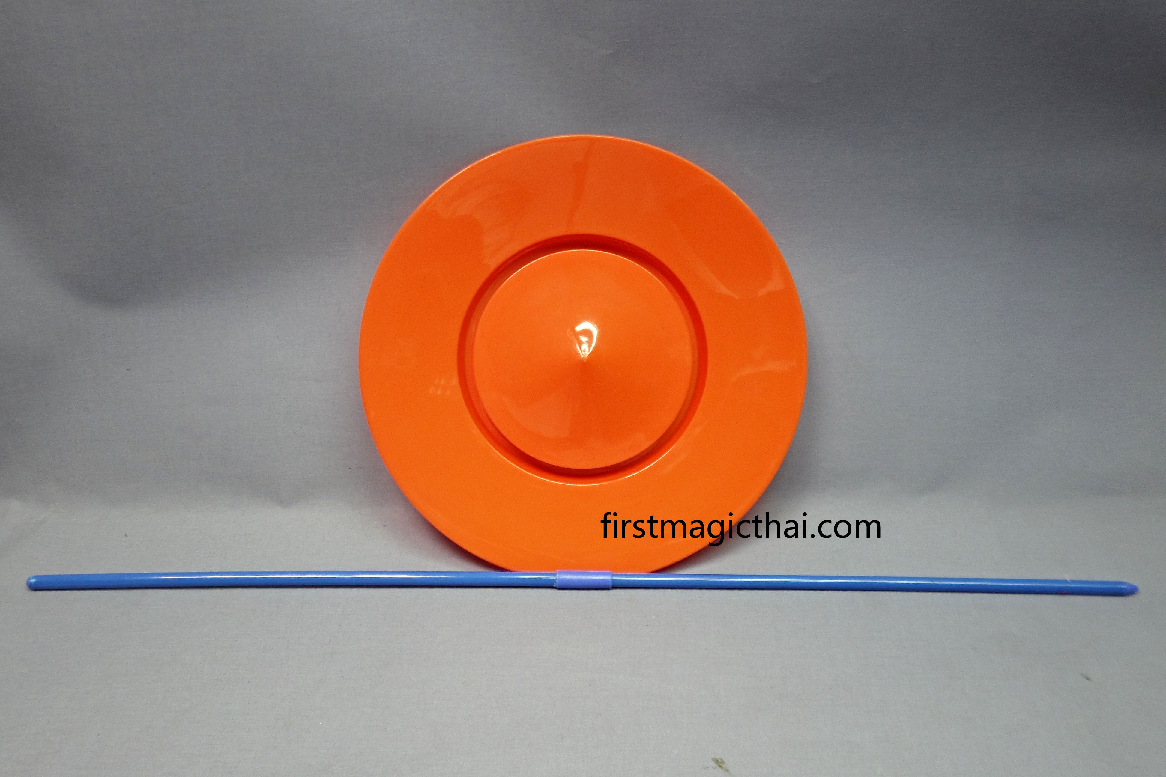 จานกายกรรม รุ่น10นิ้ว สีส้ม / Plate spinning 10inch
