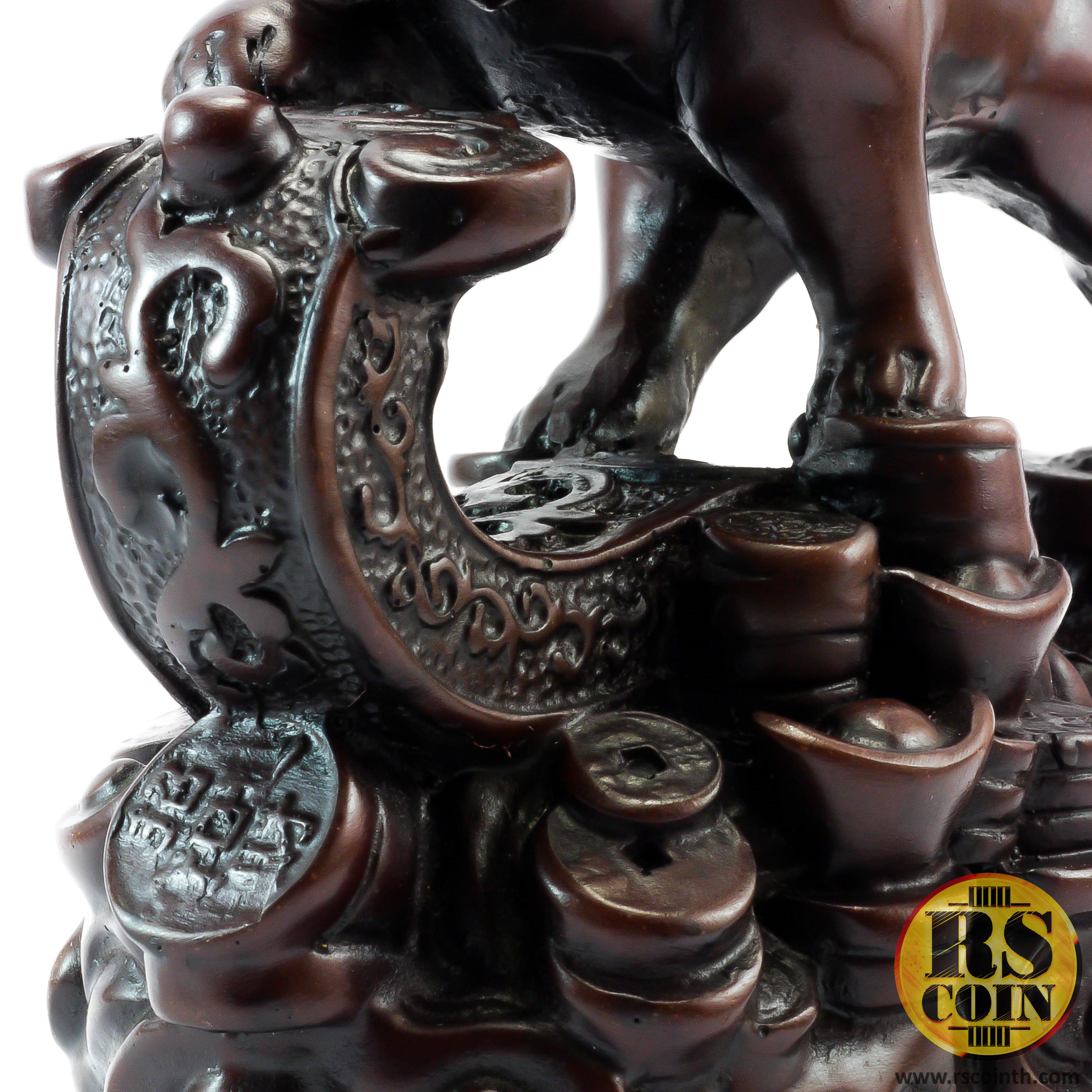 รูปปั้นหิน - กระต่ายนำโชค (Thai Sculpture Stone Animal Rabbit Chinese Design)