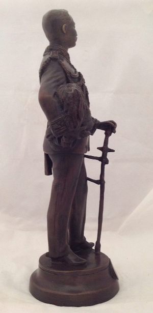 พระบรมรูป รัชกาลที่5 ทรงถือพระมาลา(หมวก) 5นิ้ว