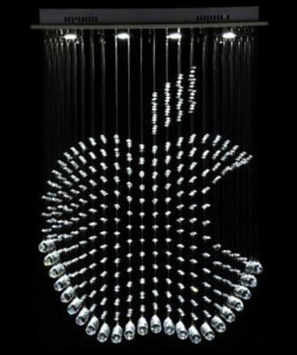 apple chandelier โคมระย้า ไฟเพดาน ไฟระย้า ไฟช่อ ไฟกิ่ง ไฟคริสตัล แอปเปิ้ล