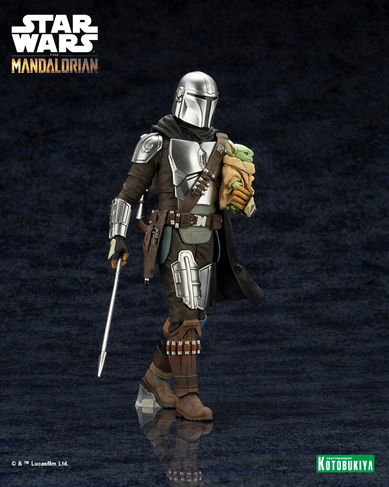 MANDALORIAN & GROGU with Beskar Staff ARTFX