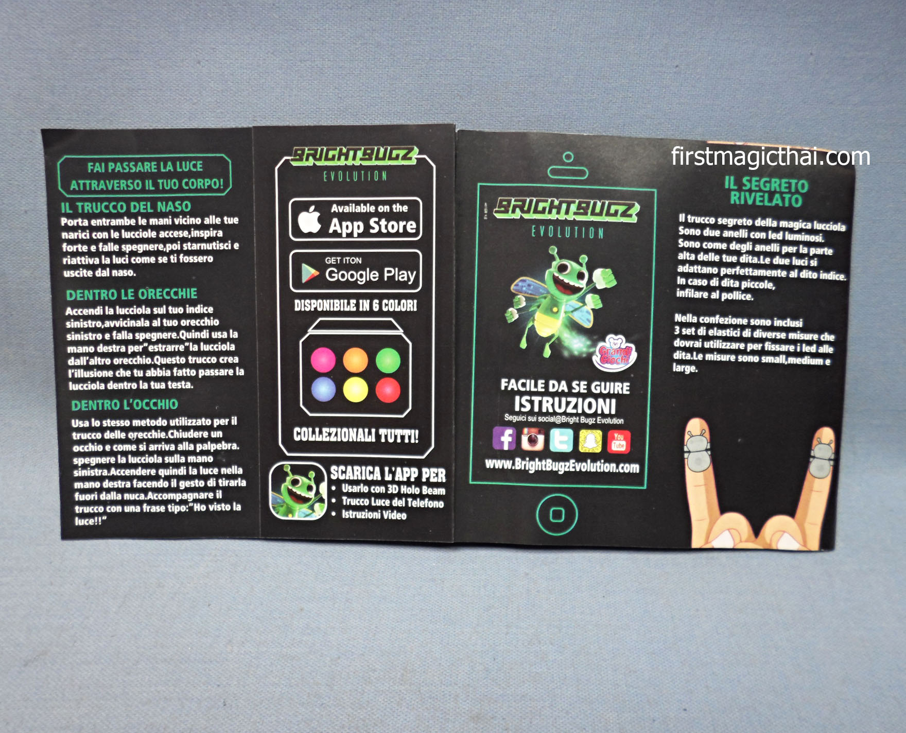 ชุดนิ้วไฟลอย / Bright Bugz Evolution