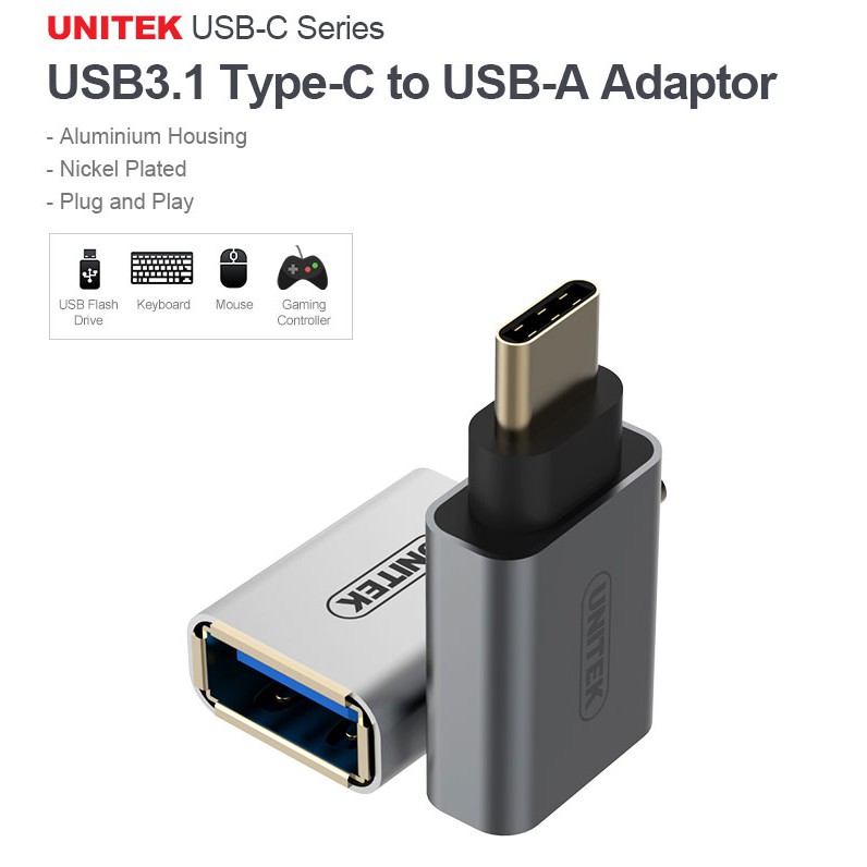 USB3.1 Type-C to USB-A Adaptor รุ่น Y-A025CGY