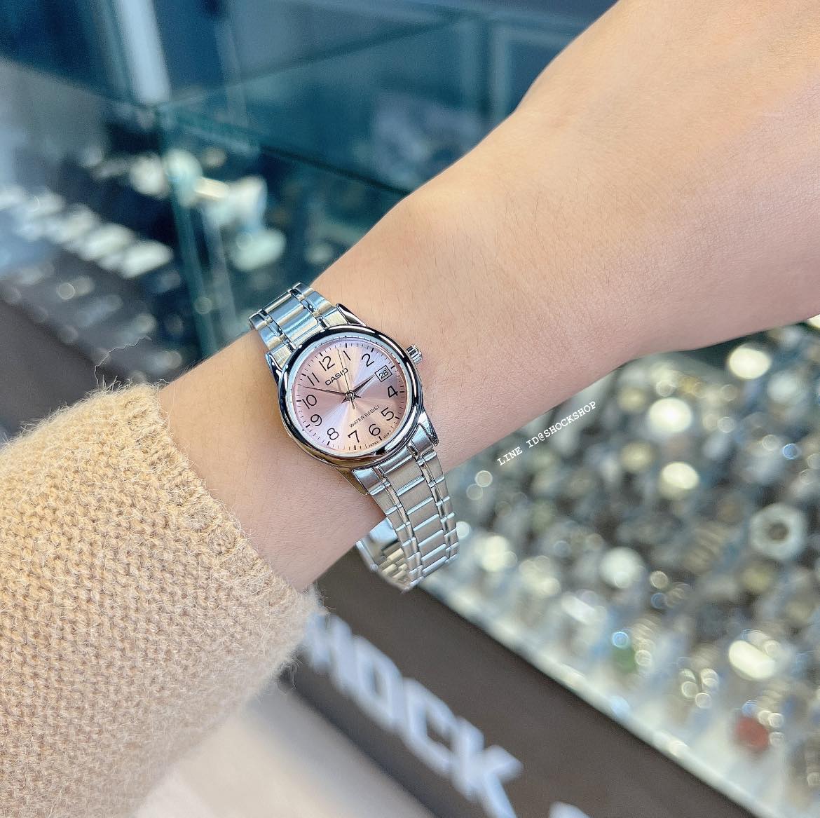 นาฬิกาผู้หญิง Casio รุ่น LTP-V002D-4B คาสิโอ