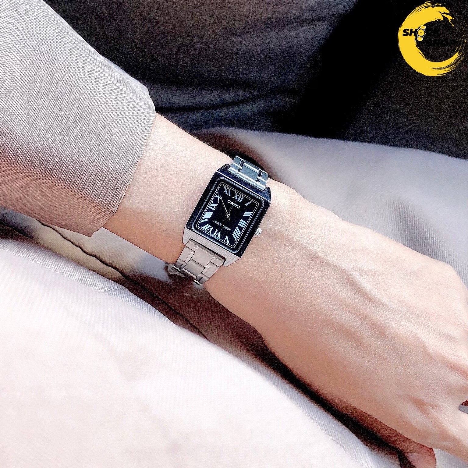 นาฬิกาผู้หญิง Casio Dress อะนาล็อก รุ่น LTP-V007D-1B คาสิโอ