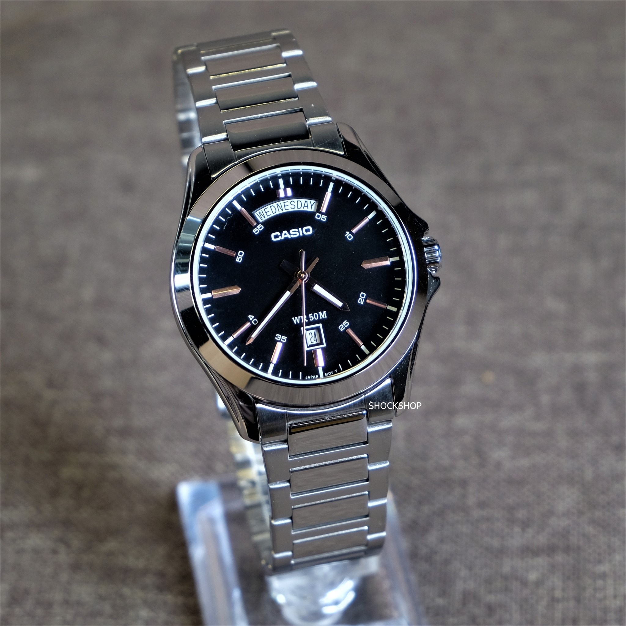 นาฬิกาผู้ชาย Casio รุ่น MTP-1370D-1A2 คาสิโอ