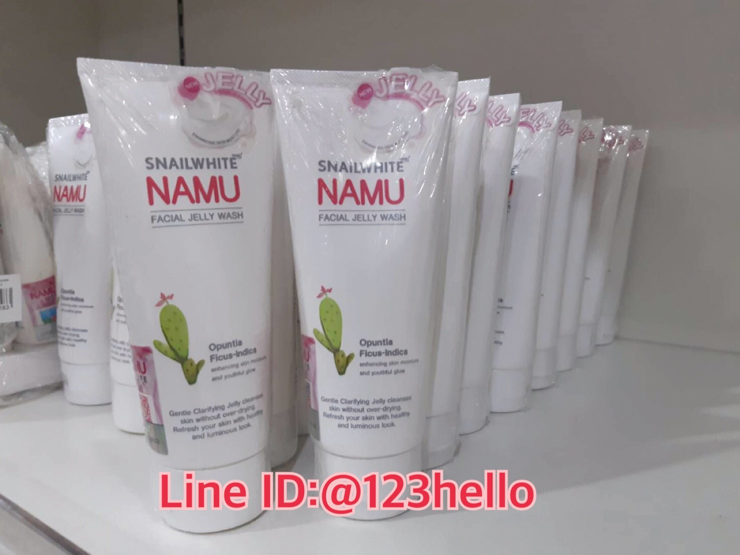 NAMU LIFE SNAILWHITE NAMU FACIAL JELLY WASH 100 มล. นามุ ไลฟ์ สเนลไวท์ นามุ เฟเชี่ยล เจลลี่ วอช