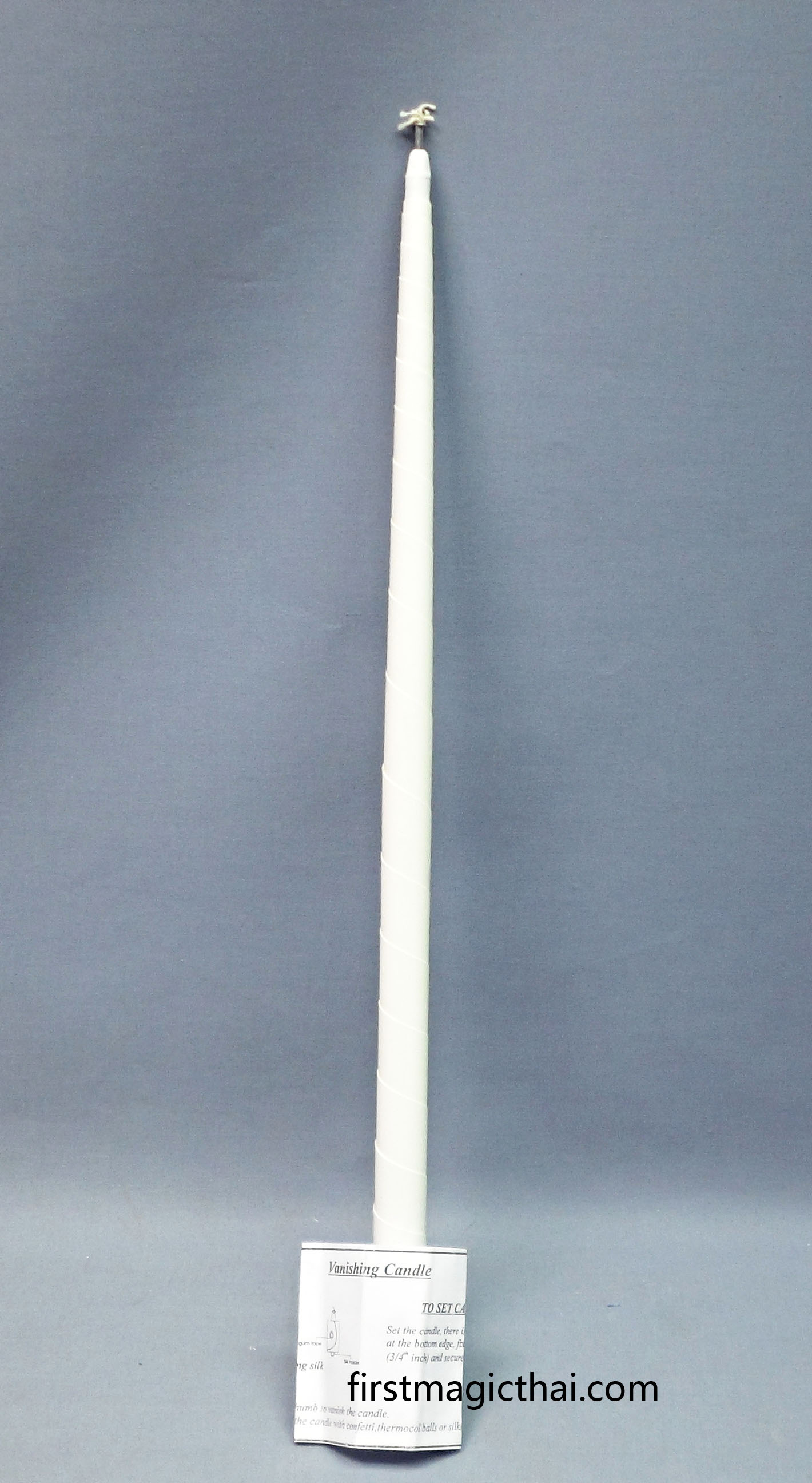 เทียนหาย สีขาว แบบแรง / Vanishing Candle