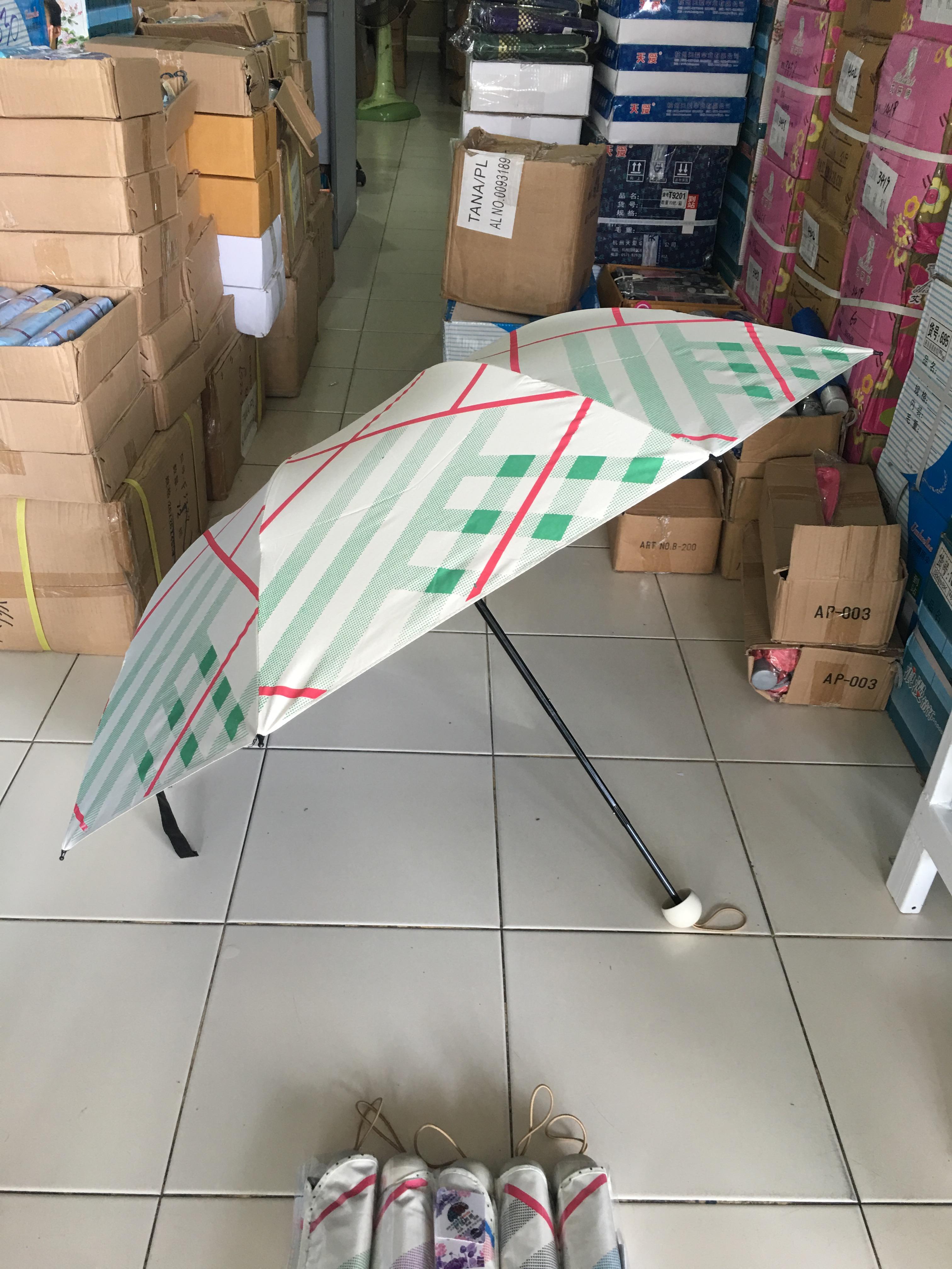 ร่มโค้งแฟชั่นยูวีดำรหัส3009