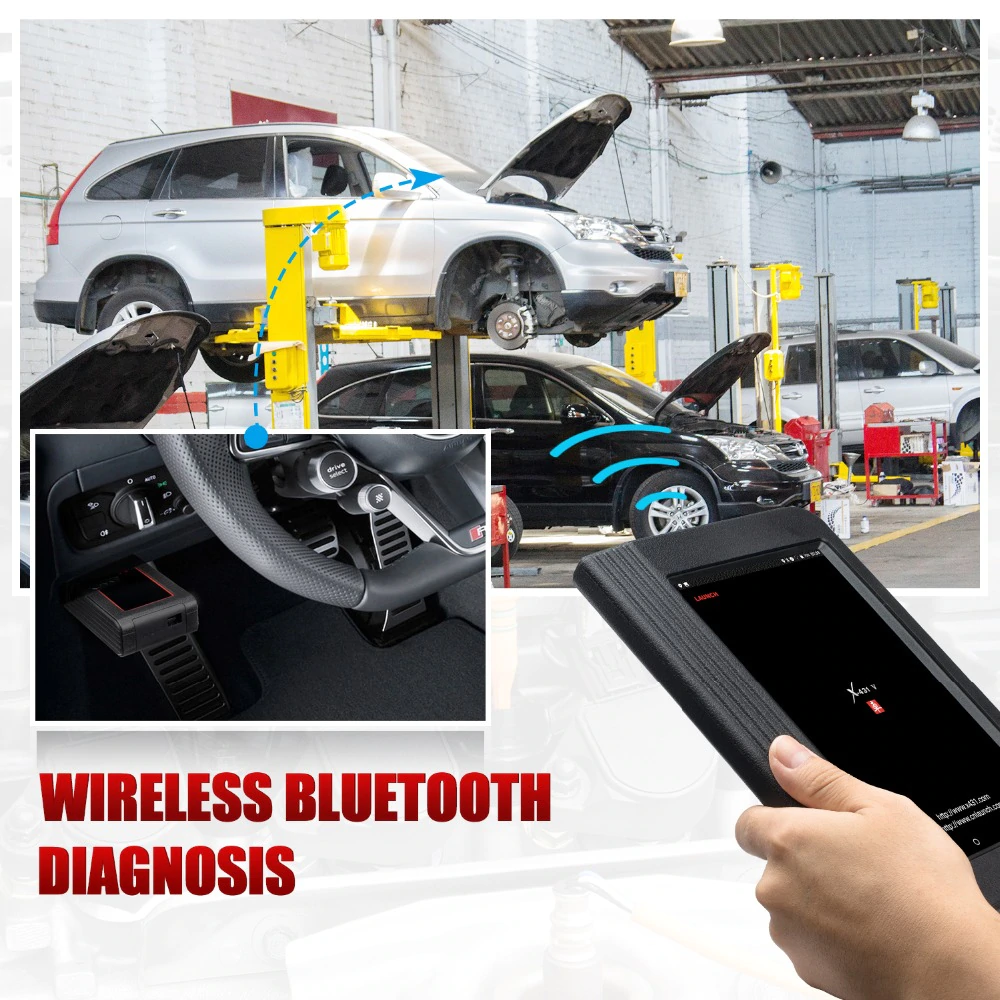 LAUNCH X431 V Bluetooth / Wi-Fi เครื่องมือวิเคราะห์รถยนต์ เครื่องสแกนรถยนต์ เครื่องมือวินิจฉัยรถยนต์ เครื่องสแกนโค้ด วิเคราะห์รถยนต์ อ่านโค้ดต่างๆ Code Reader Car Scanner Automotive Diagnostic Tool