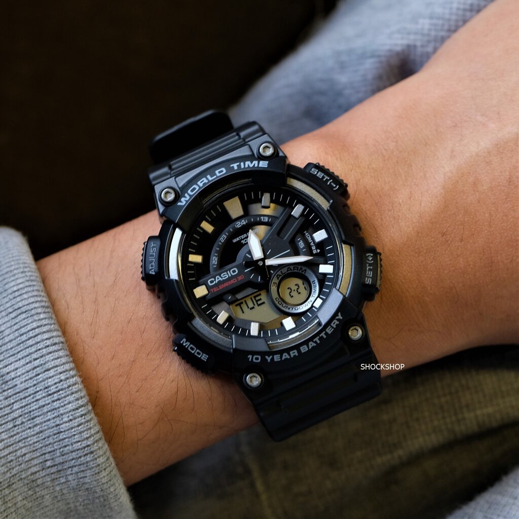 นาฬิกาผู้ชาย Casio รุ่น AEQ-110W-1AV คาสิโอ