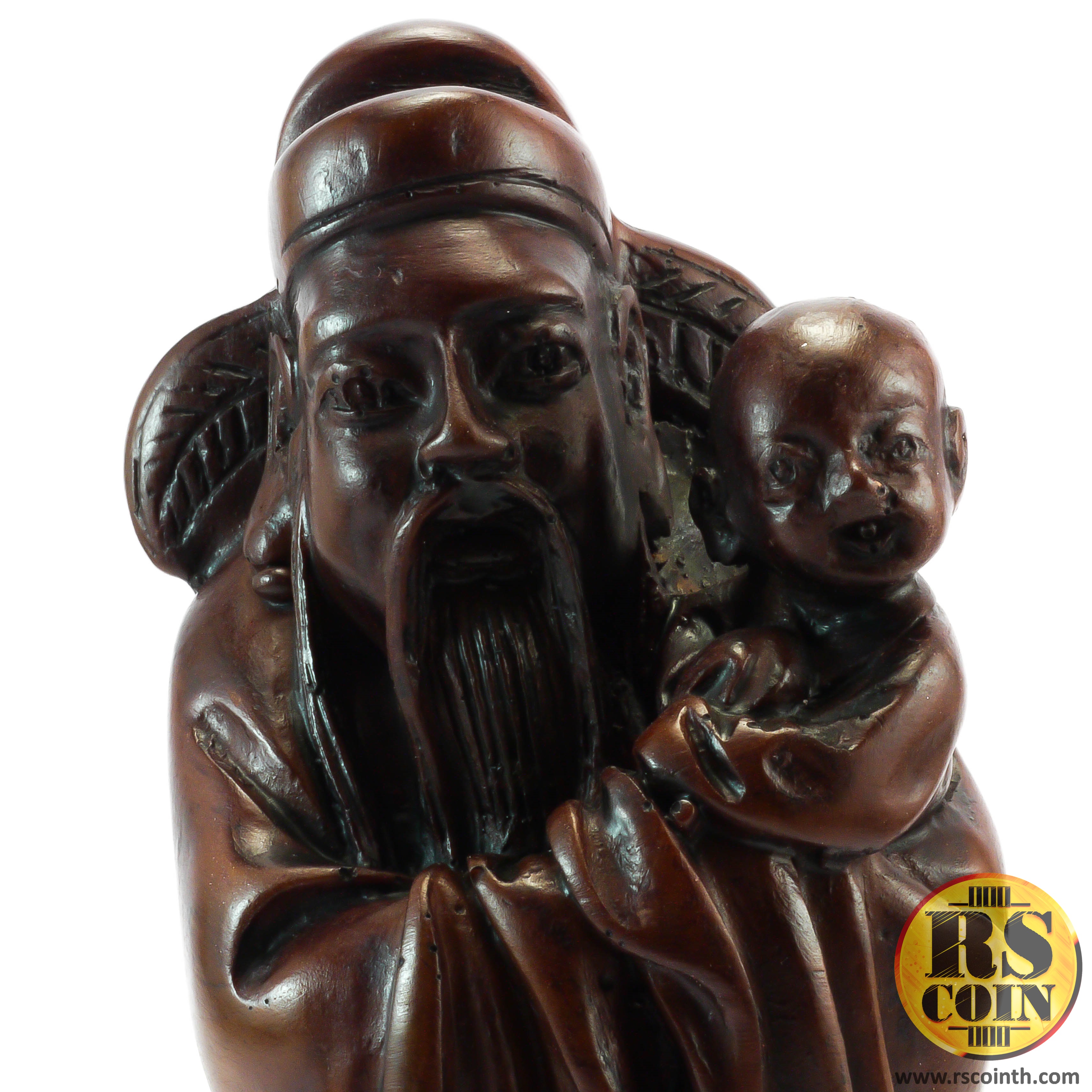 รูปปั้นหิน - เทพเจ้าจีน ฮก ลก ซิ่ว (Thai Sculpture Stone Gods Fu, Lu, And Shou)