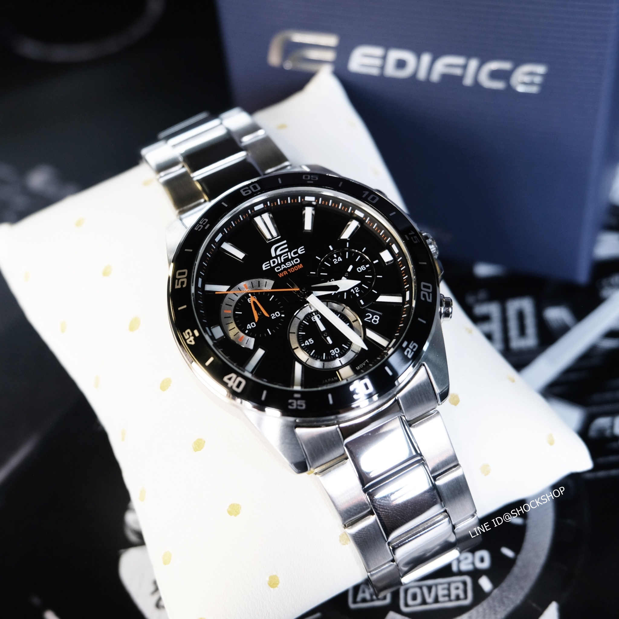 นาฬิกาผู้ชาย Casio Edifice รุ่น EFV-570D-1AV คาสิโอ
