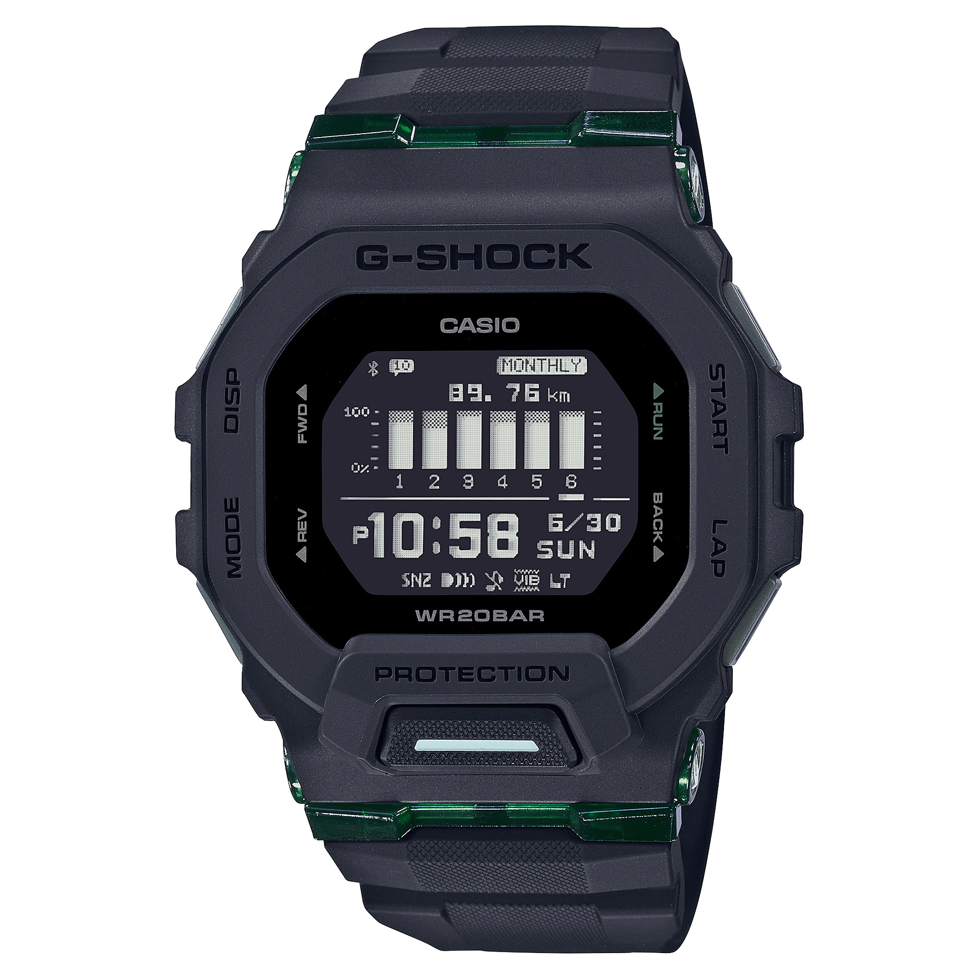 นาฬิกาผู้ชาย G-Shock รุ่น GBD-200UU-1 ซีรีส์ GBD-200 จีช็อค