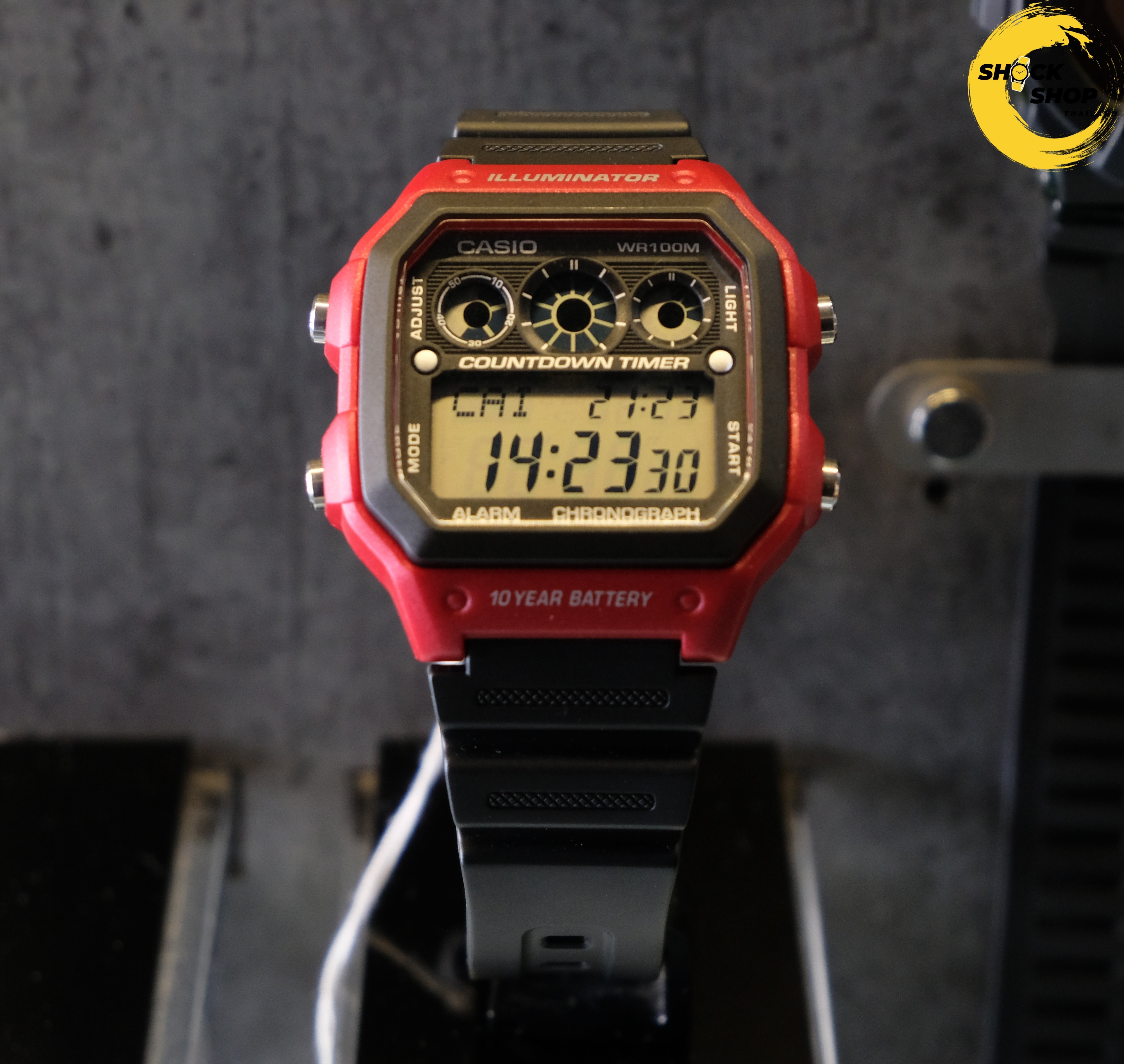 CASIO นาฬิกาข้อมือ รุ่น AE-1300WH-4A วัสดุเรซิ่น คาสิโอ